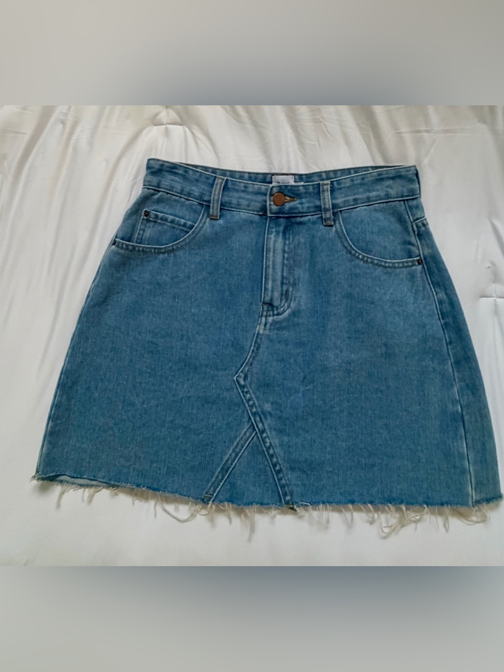 Princess Polly Hallie Denim Mini Skirt - Light blue - Picture 3 of 5